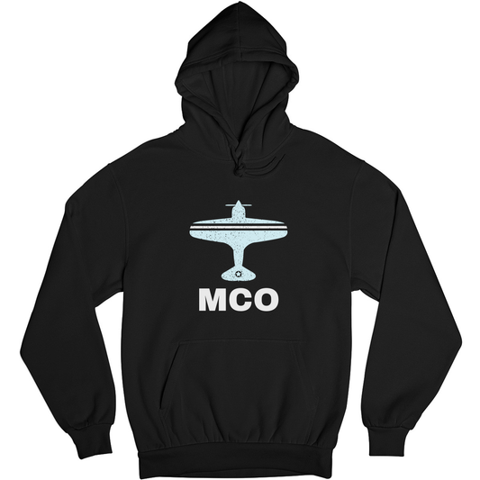 Fly Orlando MCO Airport Unisex Hoodie | Black