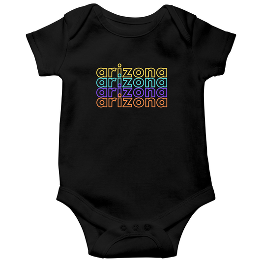 Arizona Baby Bodysuit | Black