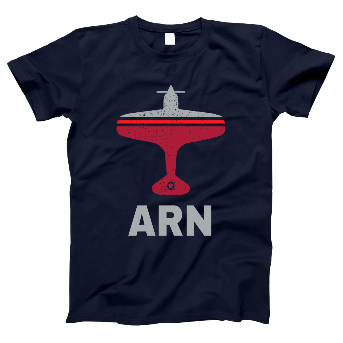 Fly Stockholm ARN Airport Women's T-shirt | Navy