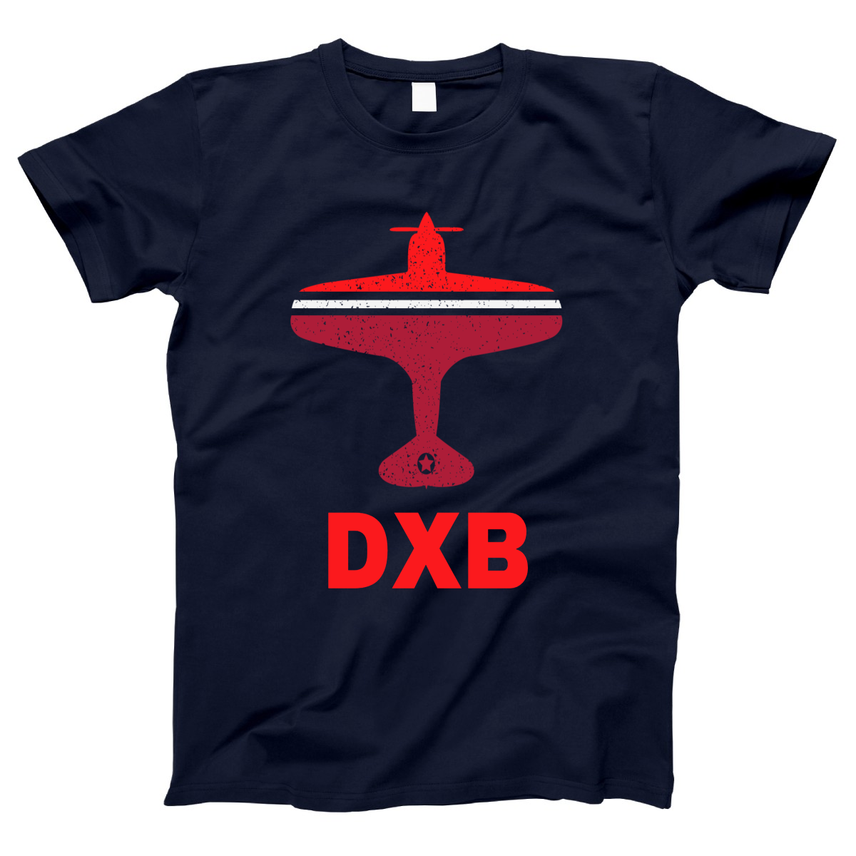 Fly Dubai DXB Airport Women's T-shirt | Navy