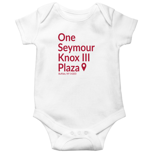 Buffalo Hockey Stadium Baby Bodysuits