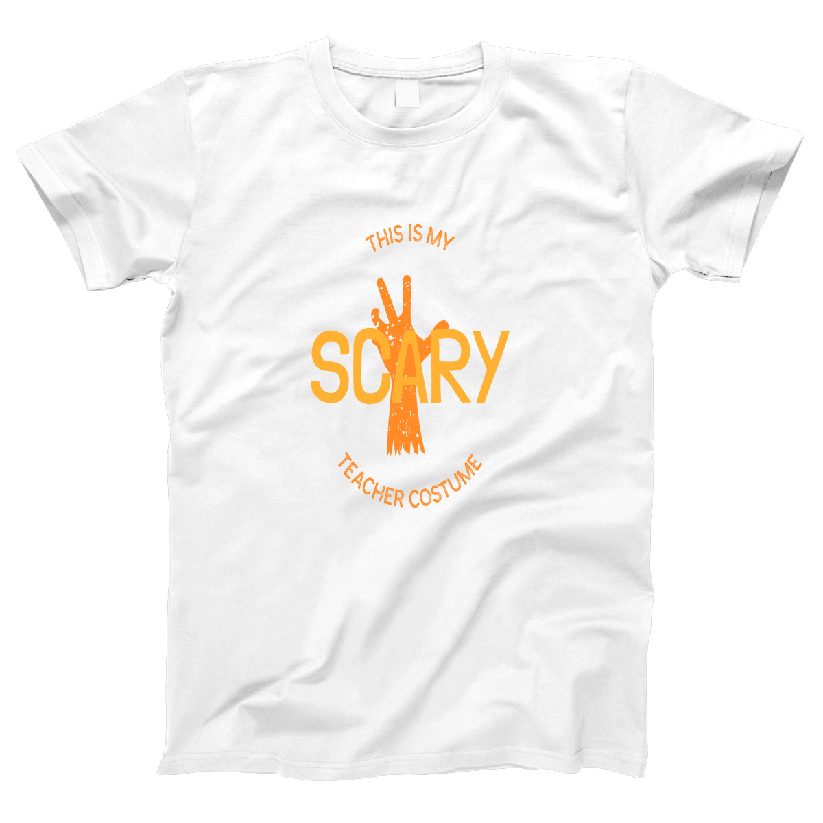 This Is My Scary Teacher Costume Women's T-shirt | White