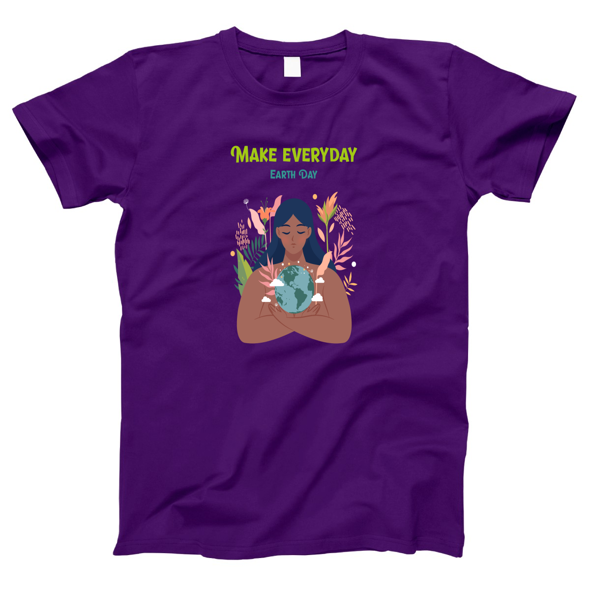 Earth Day Everyday Women's T-shirt | Purple