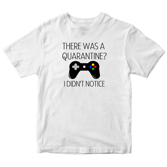 THERE WAS A QUARANTİNE Kids T-shirt | White
