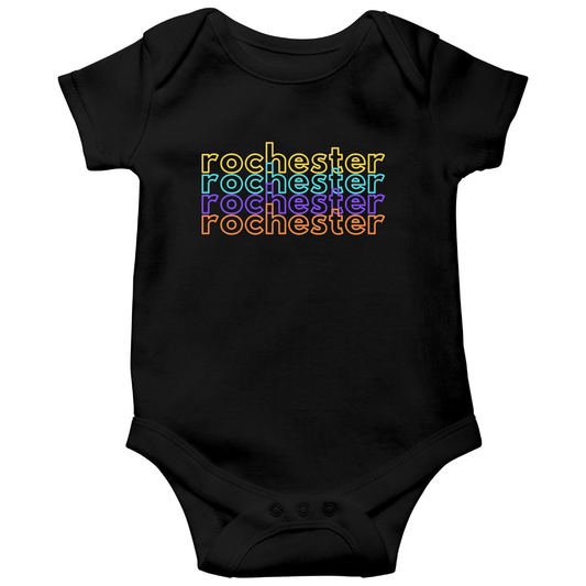 Rochester Baby Bodysuit | Black