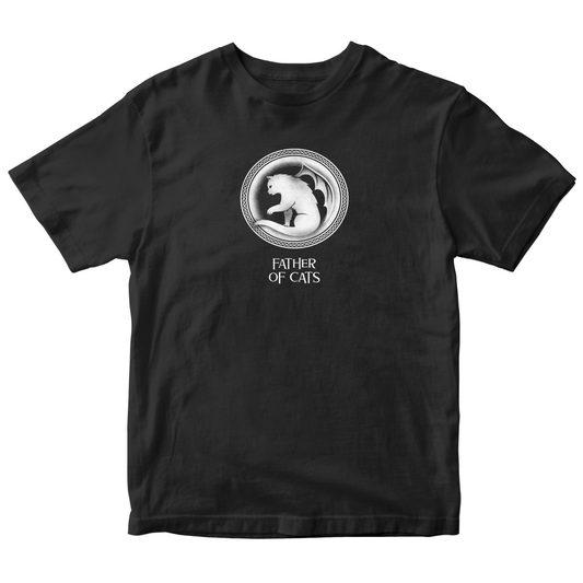 Father of Cats Toddler T-shirt | Black