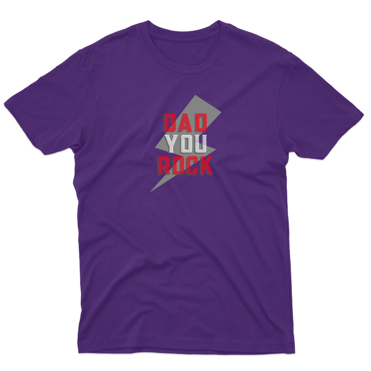 Dad you rock Men's T-shirt | Purple
