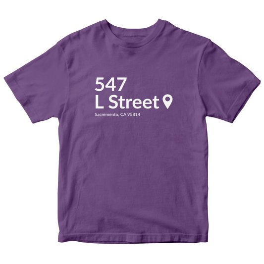 Sacramento Basketball Stadium Kids T-shirt