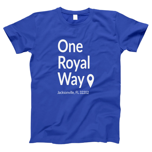 Kansas City Baseball Stadium Women's T-shirt | Blue