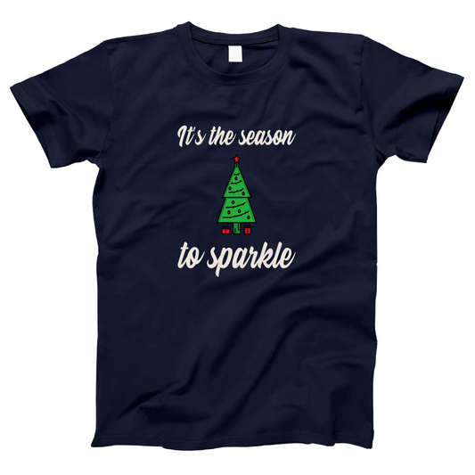 It is the Season to Sparkle Women's T-shirt | Navy