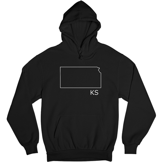 Kansas Unisex Hoodie | Black