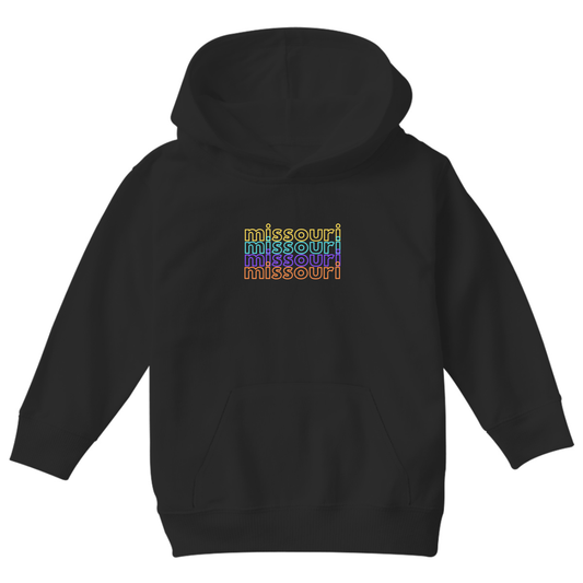 Missouri Kids Hoodie | Black