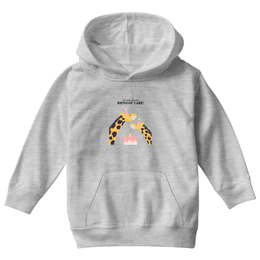 Birthday Cake Kids Hoodie | Gray