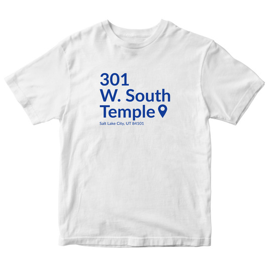 Utah Basketball Stadium Kids T-shirt