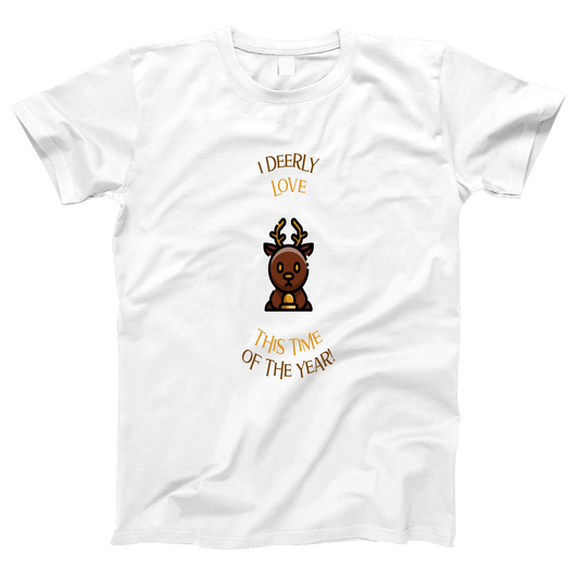 I Deerly Love This Time of the Year! Women's T-shirt | White