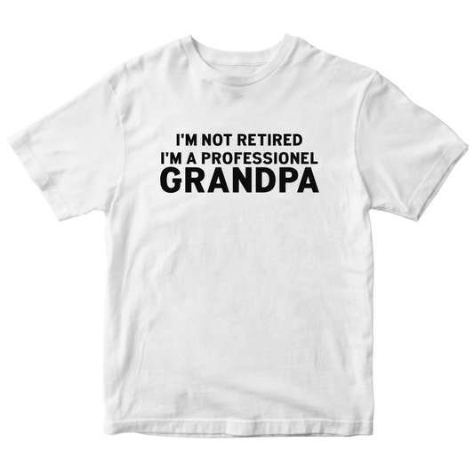 I'm A Professional Grandpa  Toddler T-shirt | White