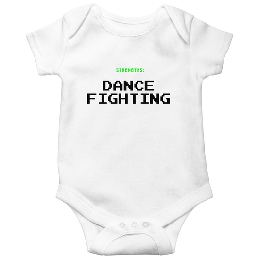 Strengths Dance Fighting Baby Bodysuits