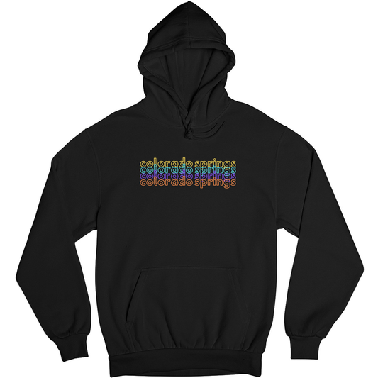Colorado Springs Unisex Hoodie | Black