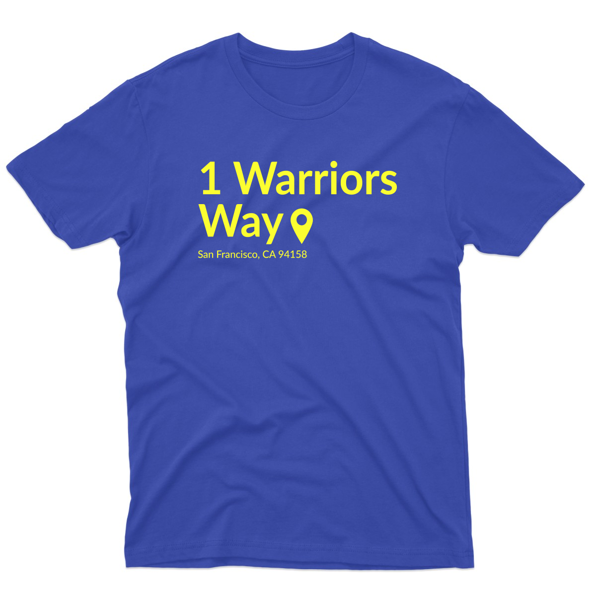 Golden State Basketball Stadium Men's T-shirt | Blue