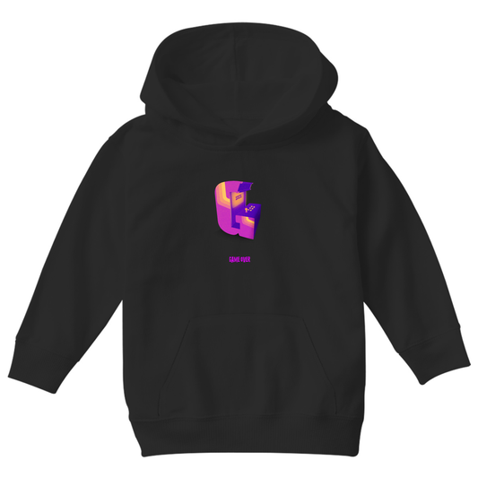 Game Over Kids Hoodie | Black