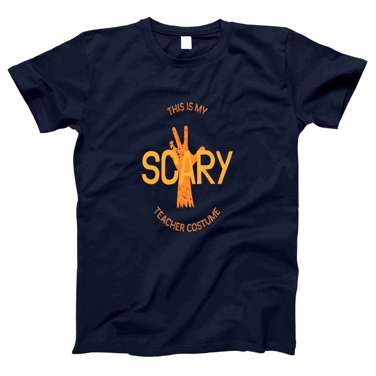 This Is My Scary Teacher Costume Women's T-shirt | Navy