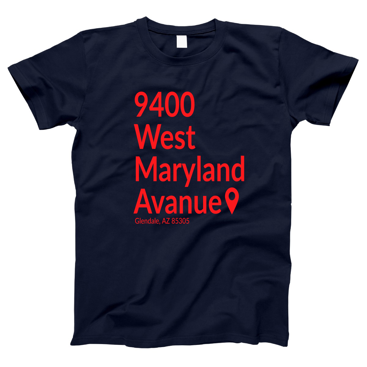 Arizona Hockey Stadium Women's T-shirt | Navy