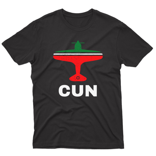 Fly Cancun CUN Airport  Men's T-shirt | Black