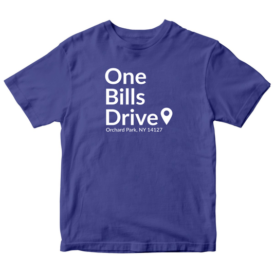 Buffalo Football Stadium Kids T-shirt | Blue