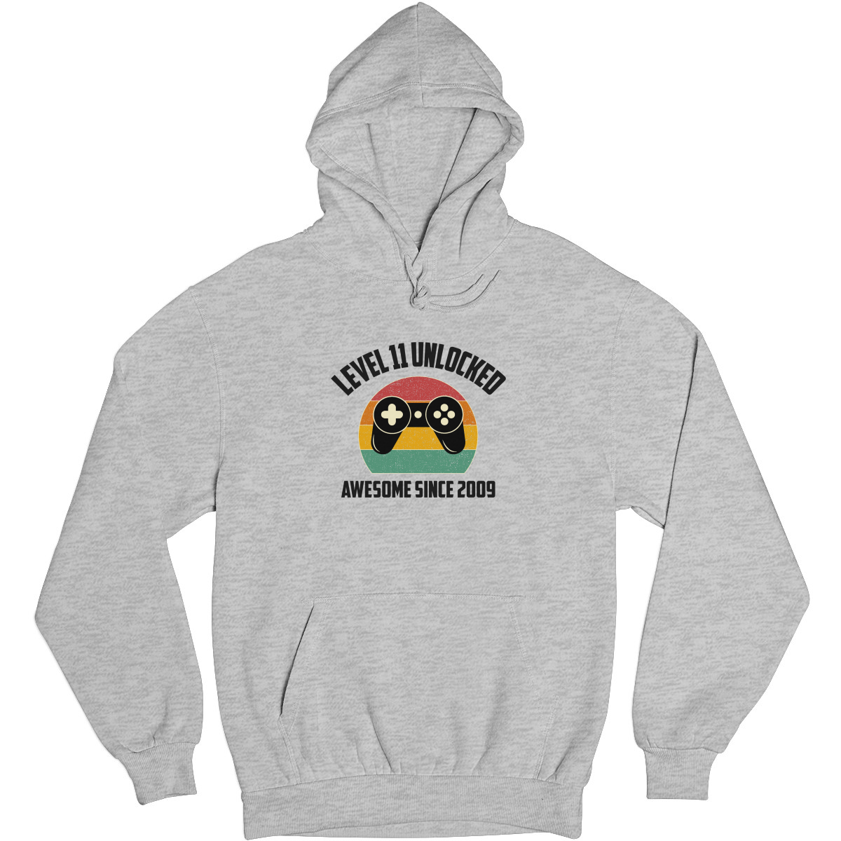 LEVEL 11 UNLOCKED Unisex Hoodie | Gray
