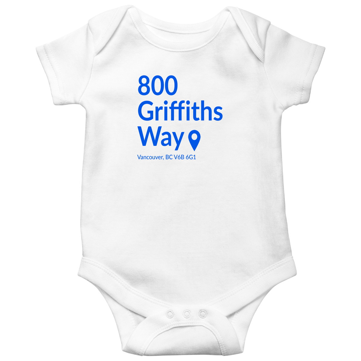 Vancouver Hockey Stadium Baby Bodysuits | White