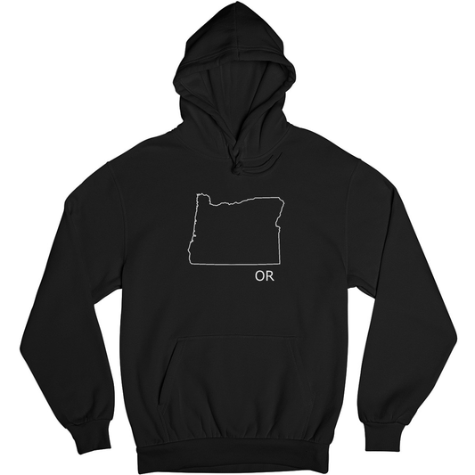 Oregon Unisex Hoodie | Black