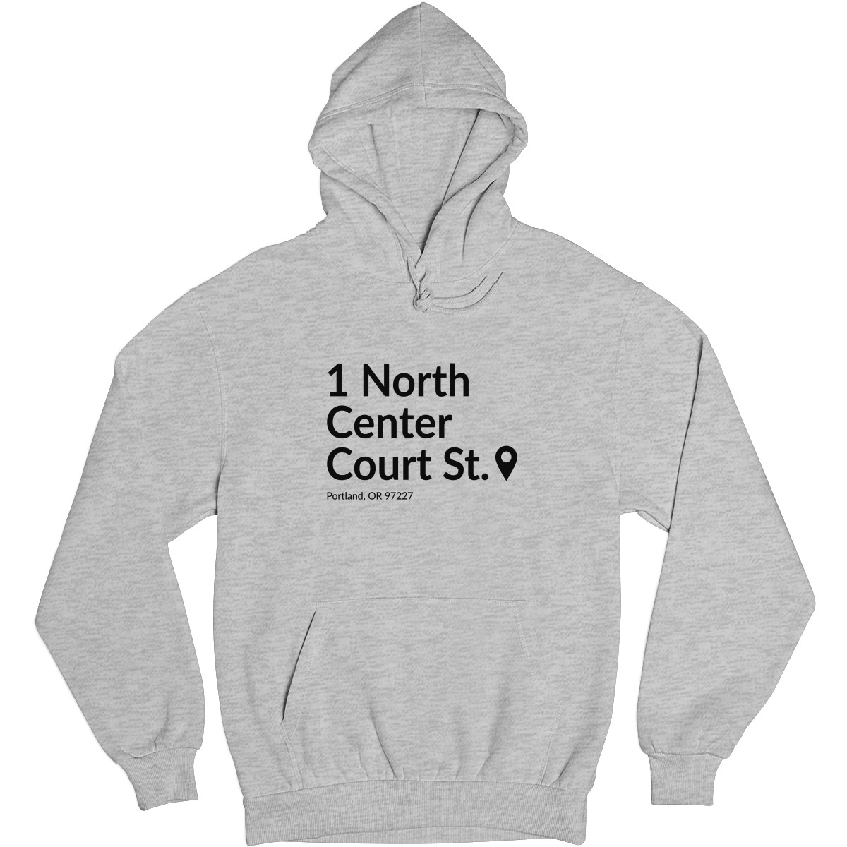 Portland Basketball Stadium Unisex Hoodie | Gray