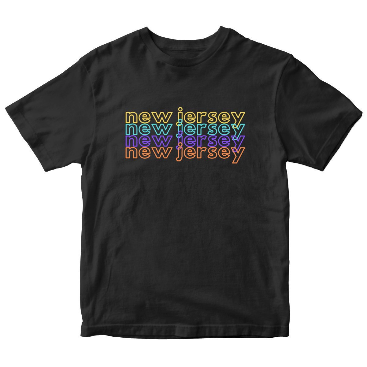 New Jersey Kids T-shirt | Black