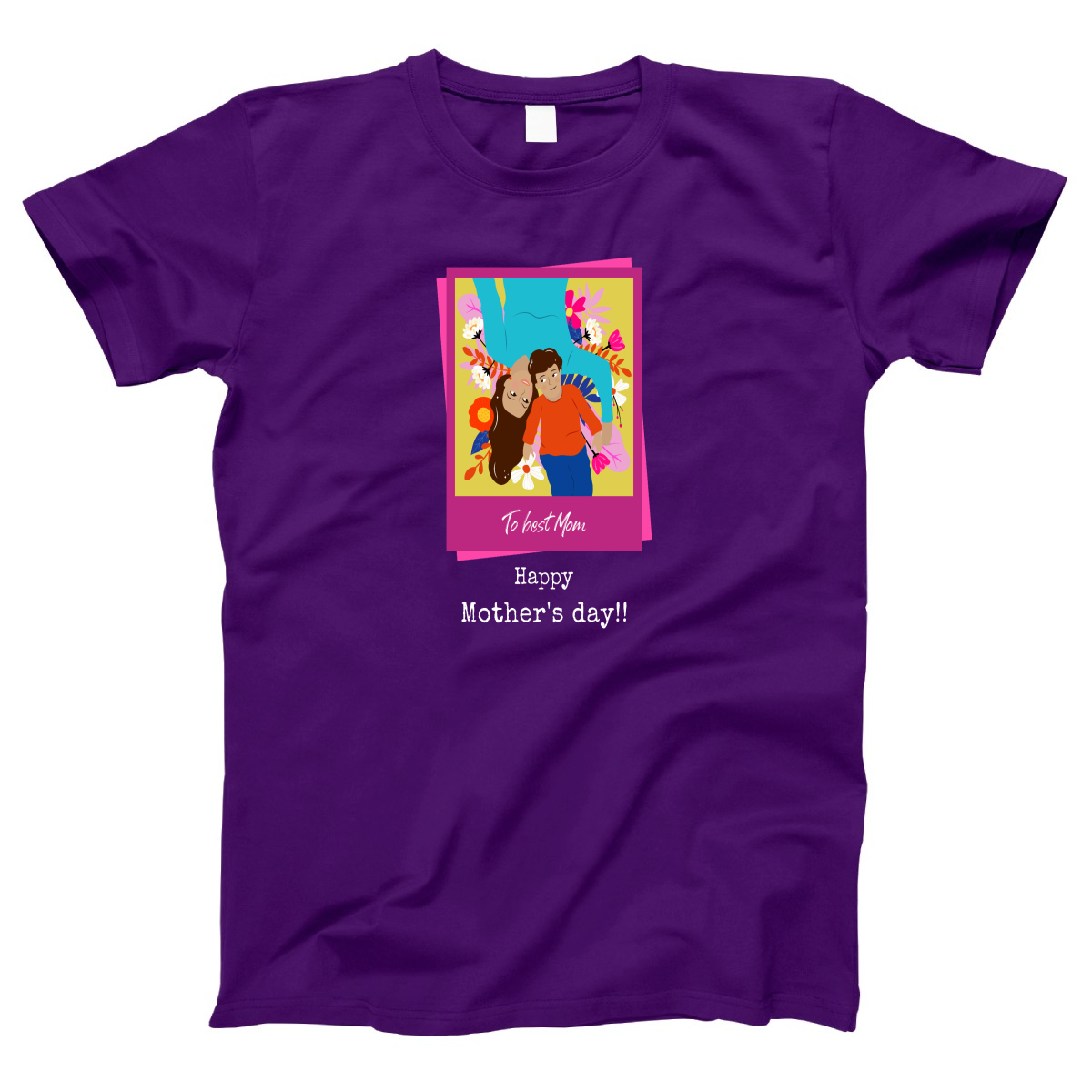 To Best Mom Women's T-shirt | Purple