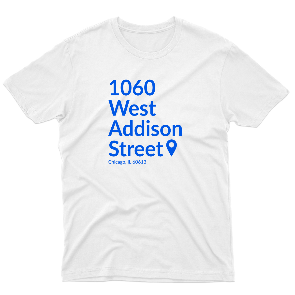 Chicago Baseball Stadium North Side Men's T-shirt | White