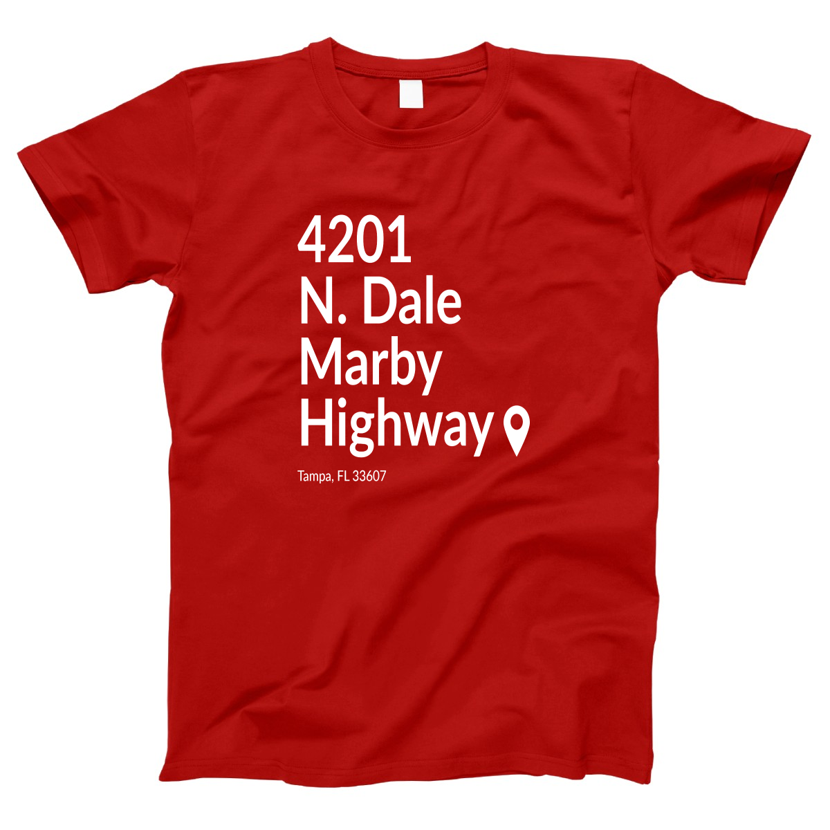 Tampa Bay Football Stadium Women's T-shirt | Red