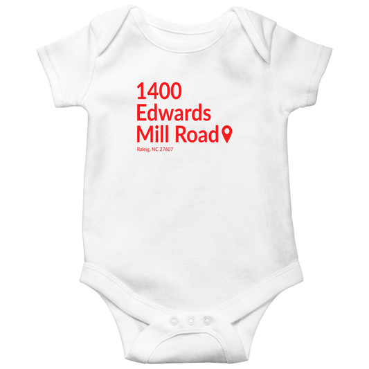 Carolina Hockey Stadium Baby Bodysuits