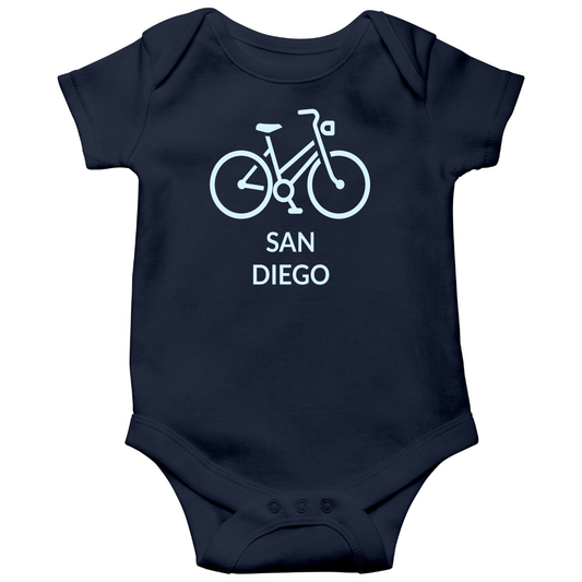 Bike San Diego Represent Baby Bodysuits