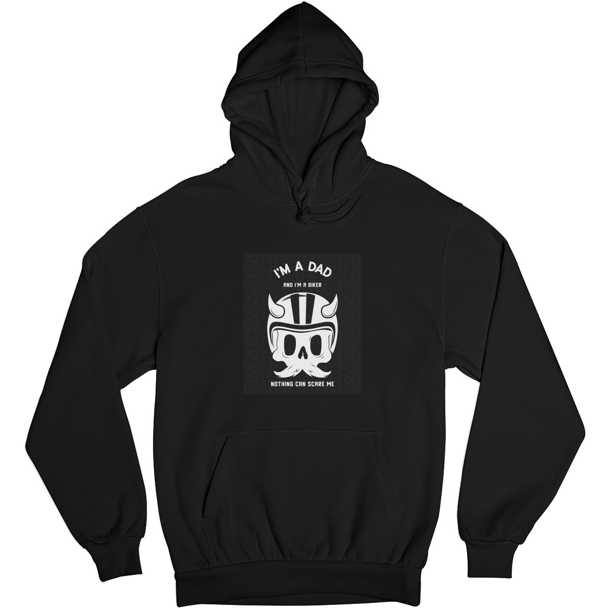I'm a dad and a biker Unisex Hoodie | Black