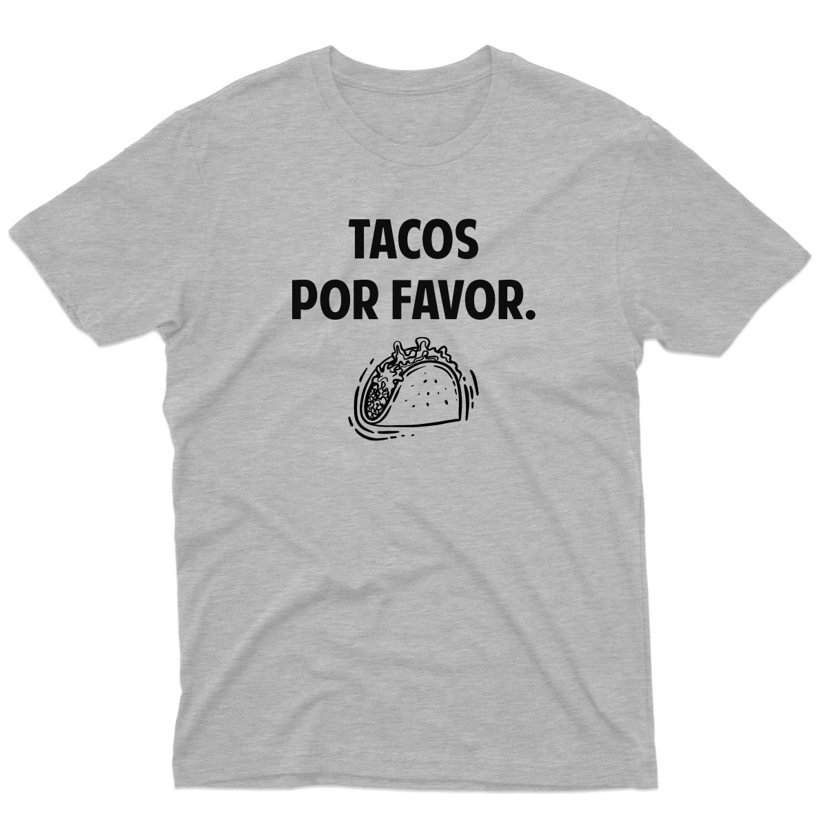 Tacos Por Favor Men's T-shirt | Gray