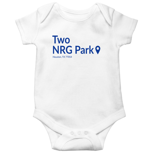 Houston Football Stadium Baby Bodysuits
