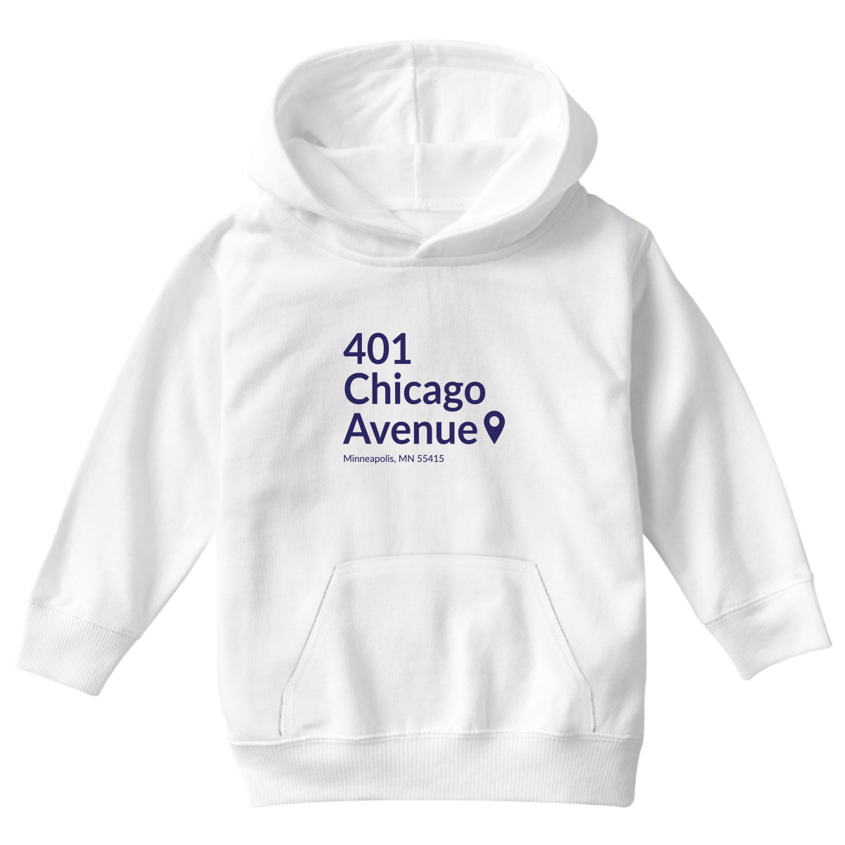 Minnesota Football Stadium Kids Hoodie | White