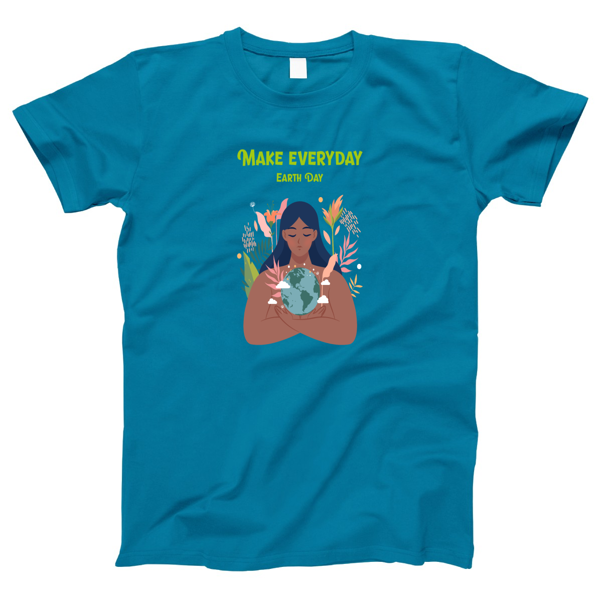 Earth Day Everyday Women's T-shirt | Turquoise