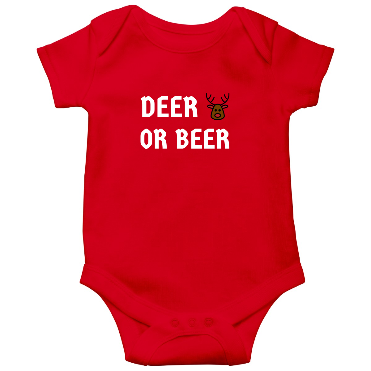 I Don't Have a Red Nose Baby Bodysuits