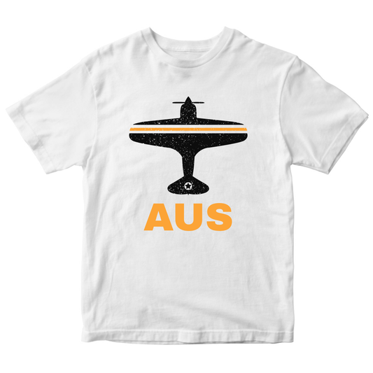 Fly Austin AUS Airport Kids T-shirt