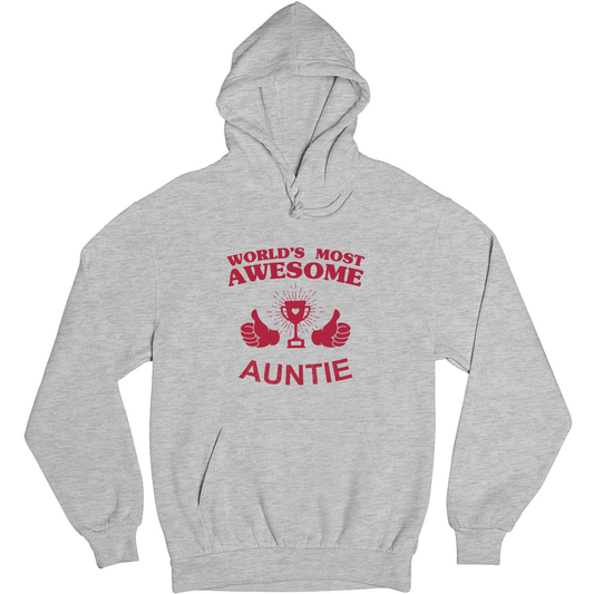 World's Most Awesome Auntie Unisex Hoodie | Gray