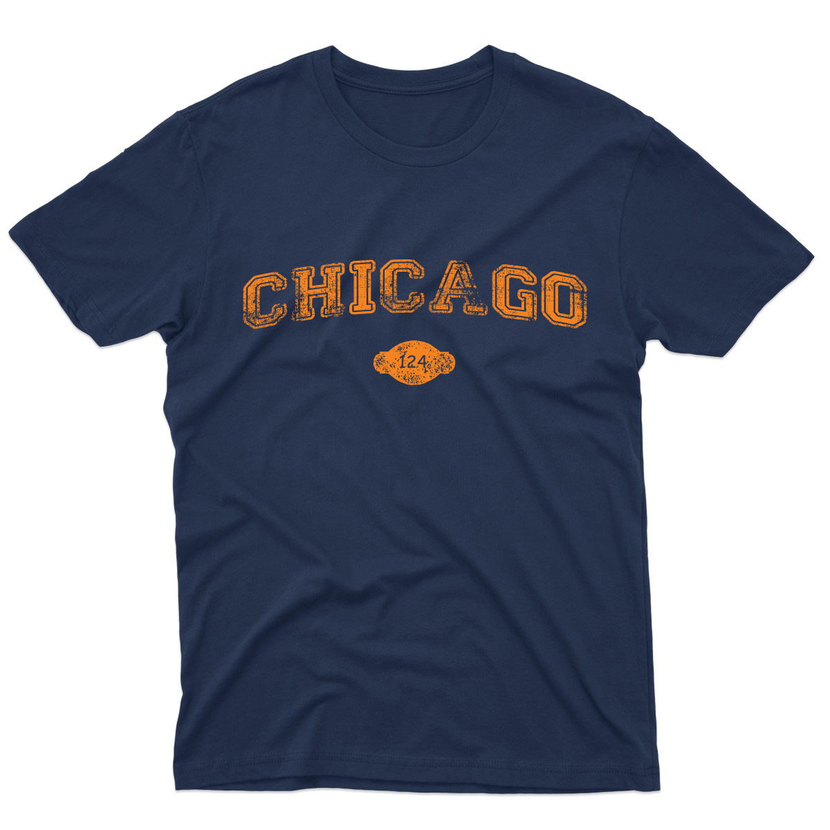 Chicago 1837 Represent Men's T-shirt | Navy