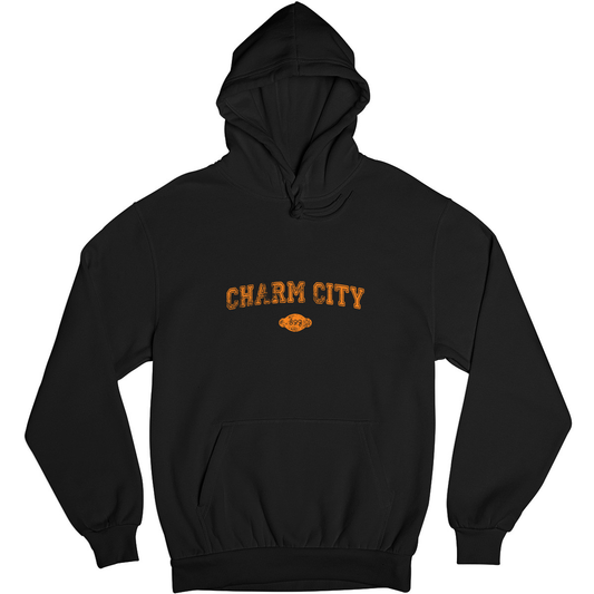 Charm City 1729 Represent Unisex Hoodie | Black