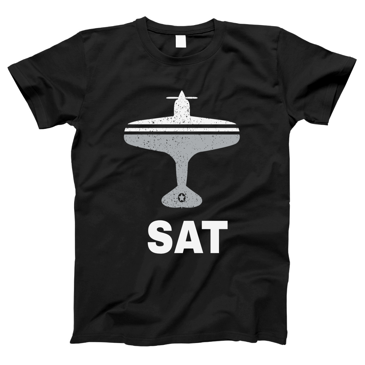 Fly San Antonio SAT Airport Women's T-shirt | Black
