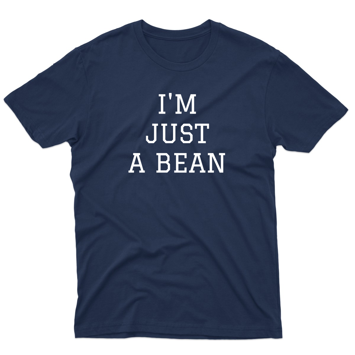 I'm Just A Bean  Men's T-shirt | Navy